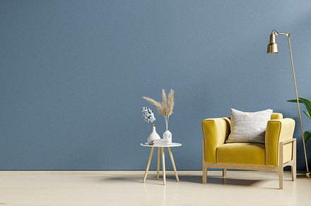 Yellow armchair., an Architecture Photo by vanitjan