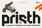 Pristh - Modern Logo Font, a Font by Eotype Studio (Thumbnail 1 of 13)