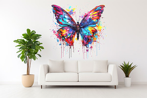 Butterfly For Sublimation Printing.