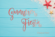 Summer fiesta, a Script Font by Letter-P (Thumbnail 1 of 6)