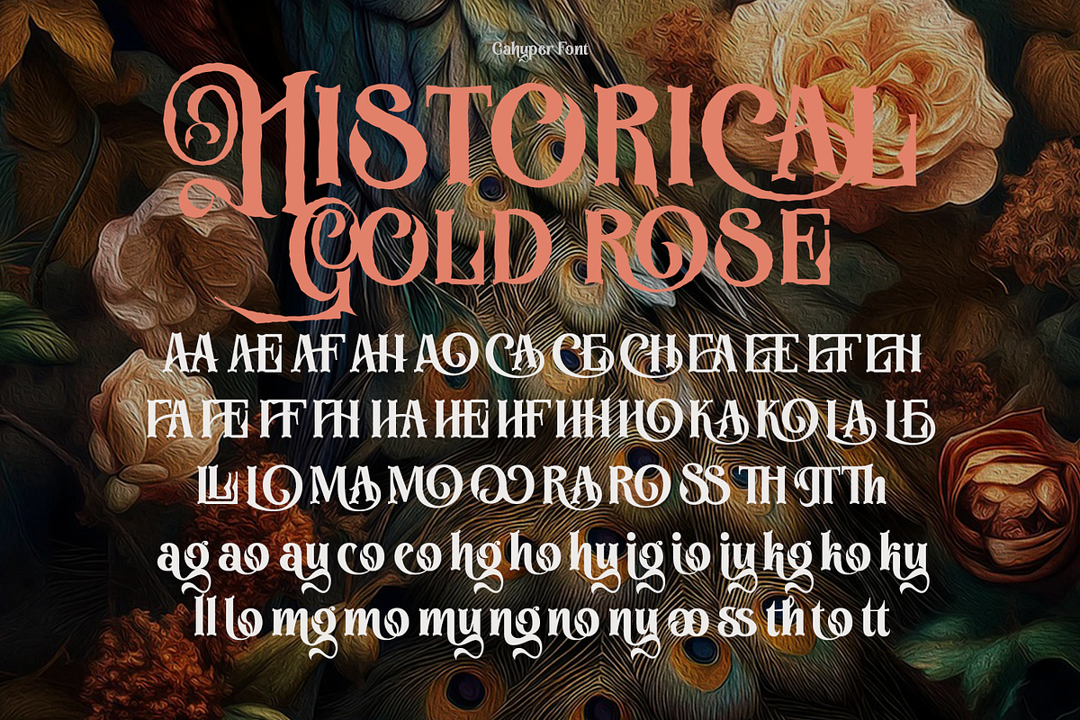 Cahyper Decorative Typeface, a Blackletter Font by TypeClassHeroes (Photo 8 of 10)