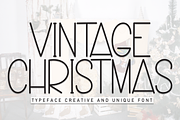 Vintage Christmas | Script Font, a Script Font by Scratchones (Thumbnail 1 of 8)