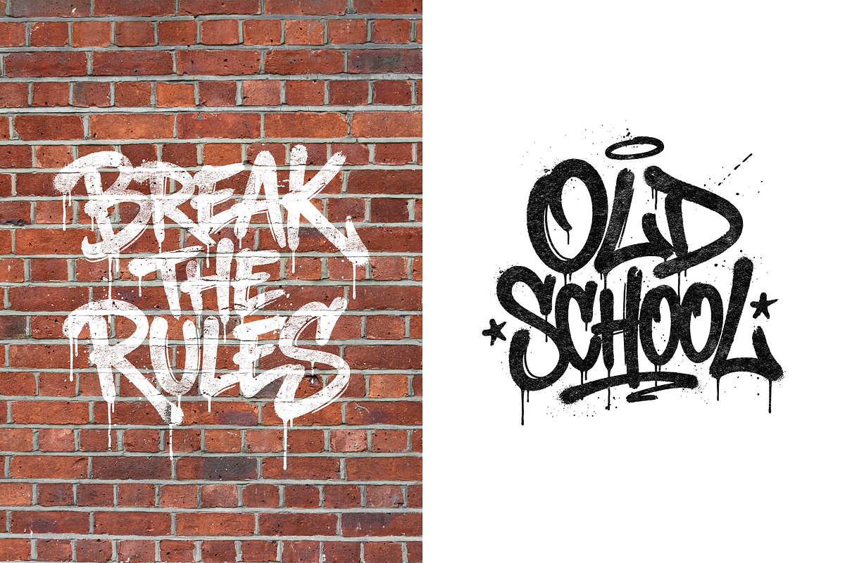 Graffiti Vector Pack + PSD Effect, an Object Graphic by pixelbuddha.net (Photo 3 of 4)