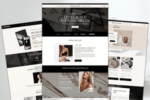 Showit Web Template, Showit Template