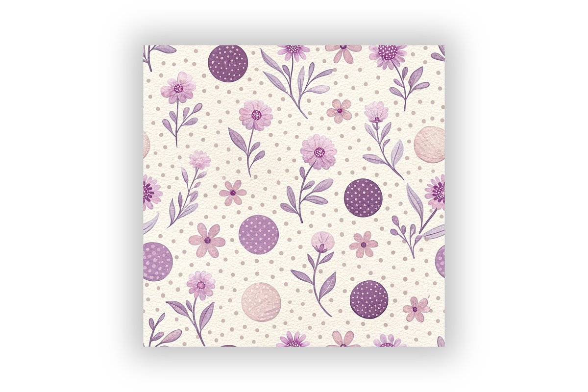 Happy Dots Pastel Digital Paper, a Pattern Graphic by FloridPrintables (Photo 6 of 9)