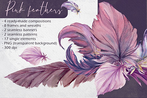 Pink Feathers