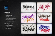 Spray Text Effects – 6 PSD, a Layer Style Add-On by Andrew Skoch Design (Thumbnail 8 of 8)