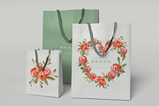 Valentines Roses Watercolor Flowers, an Illustration by Artcard Watercolor (Thumbnail 8 of 11)