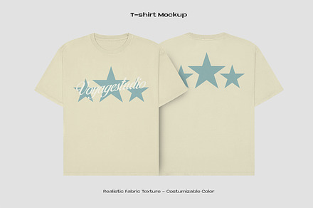 T-SHIRT MOCKUP, an Apparel Mockup by Voyage Studio
