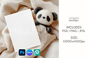 5x7 Baby Shower Card Mockup, a Mockup by EmpaviMockups (Thumbnail 1 of 8)