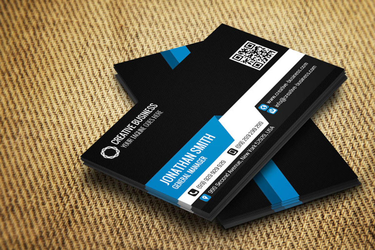 Modern Corporate Business Card CM011, a Business Card Template by annozio (Photo 3 of 4)