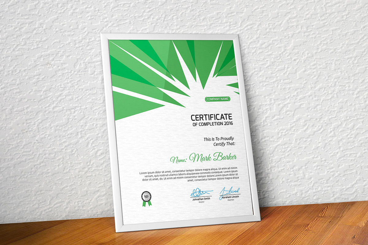 Certificate, a Stationery Template by Curve Design (Photo 3 of 3)
