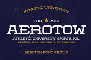 Aerotow Font, a Slab Serif Font by LeoSupply.co (Thumbnail 1 of 8)