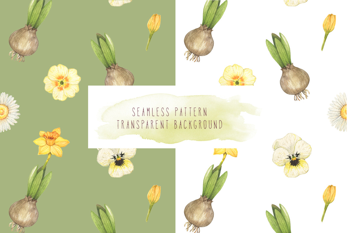 Spring watercolor set, an Illustration by PS_patterns (Photo 4 of 4)