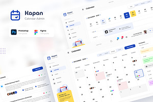 Kapan - Calendar Admin Dashboard UI