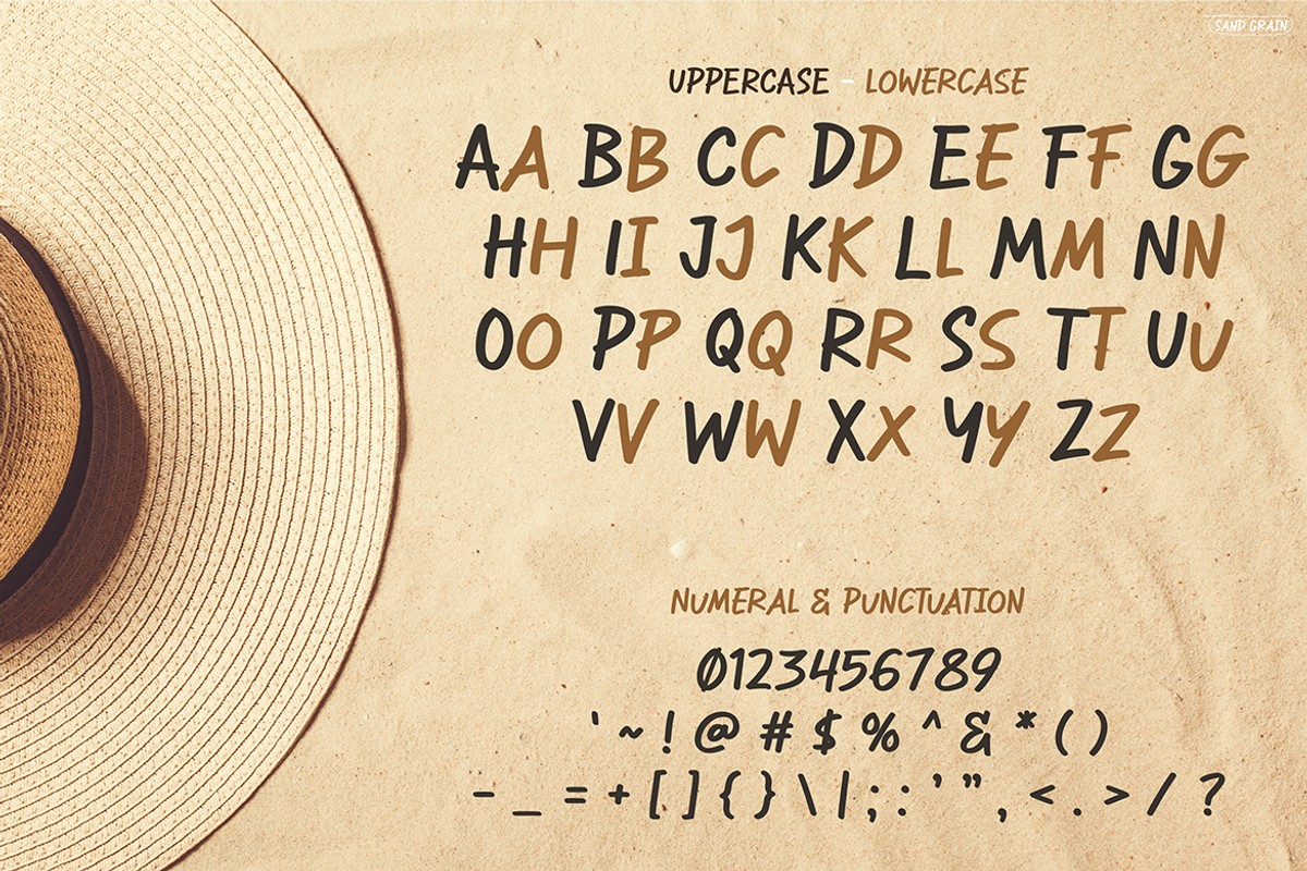 Sand Grain, a Font by Pinisi ART (Photo 2 of 10)