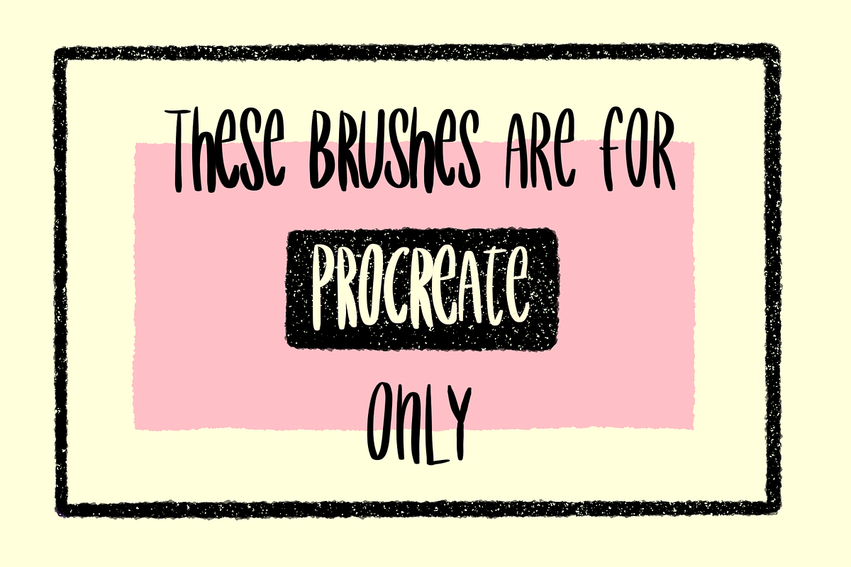 Retro Texture Brushes for Procreate, a Brush Add-On by AnniaArt (Photo 6 of 6)