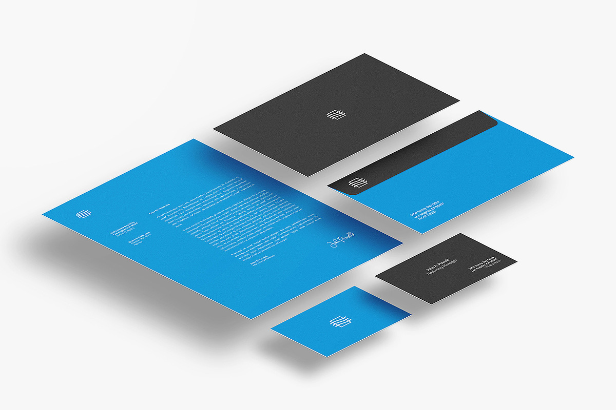 Floating Stationery Mockups, a Print Template by MahmoudWally (Photo 7 of 8)