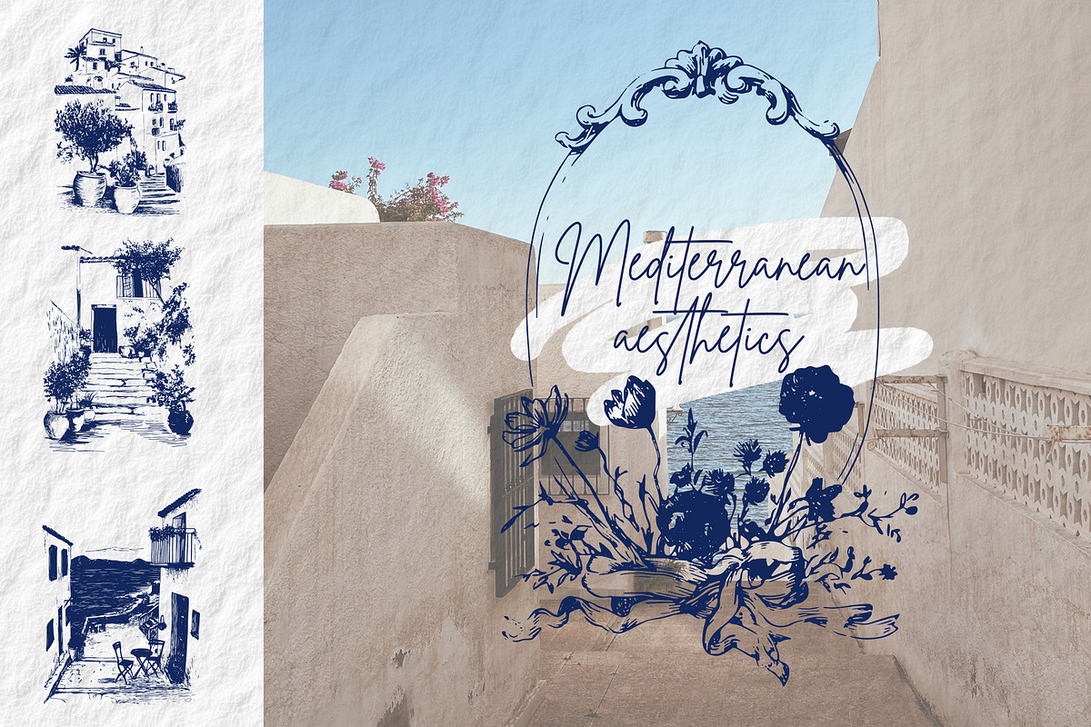 Mediterranean aesthetics, a Decorative Illustration by Chikovnaya (Photo 11 of 17)