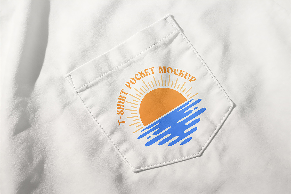 T-Shirt Pocket Logo Mockup, a Product Mockup by Pitchlook.Studio (Photo 3 of 4)