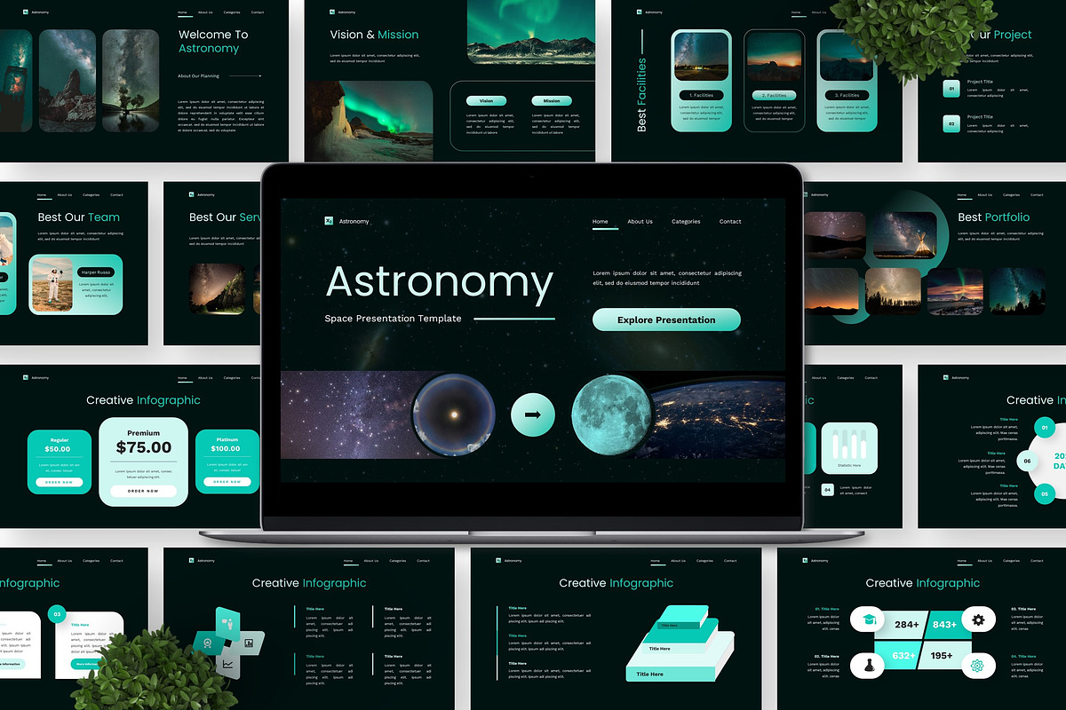 Astronomy - Space Keynote preview 6
