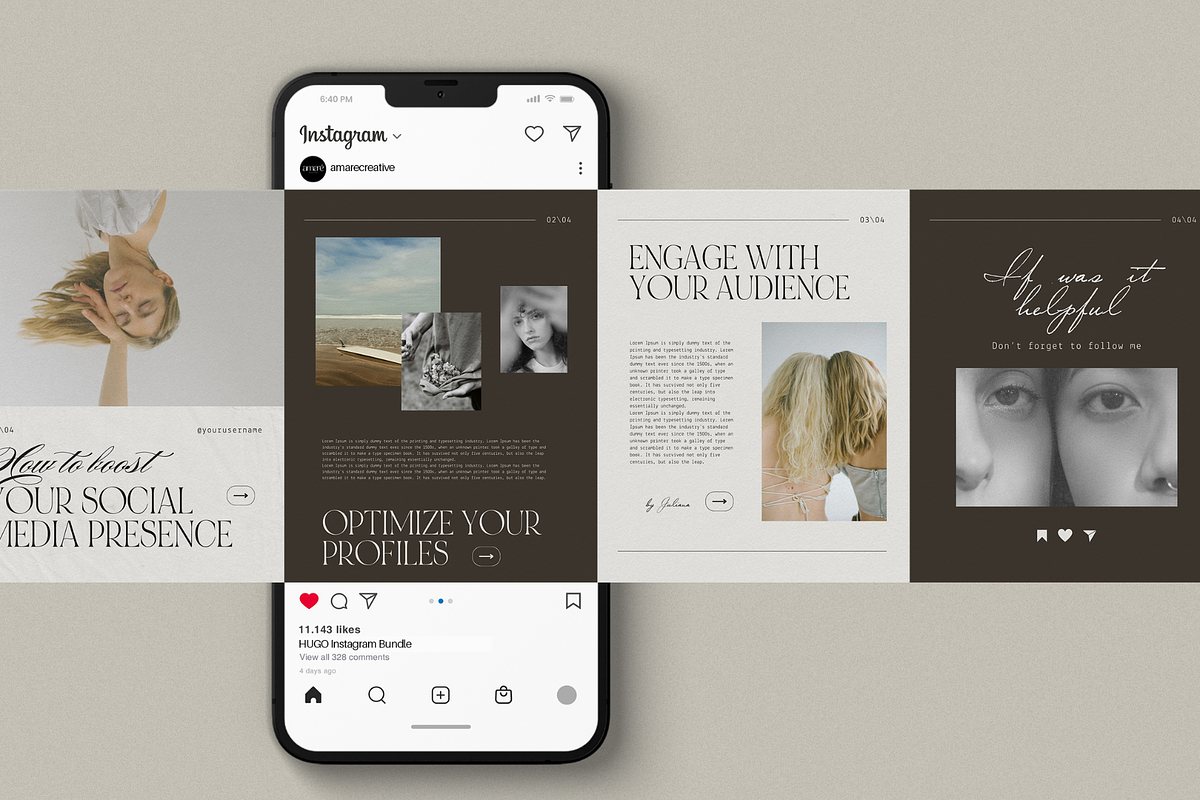 Social Media & instagram Bundle, a Social Media Template by Amaré Creative (Photo 8 of 10)