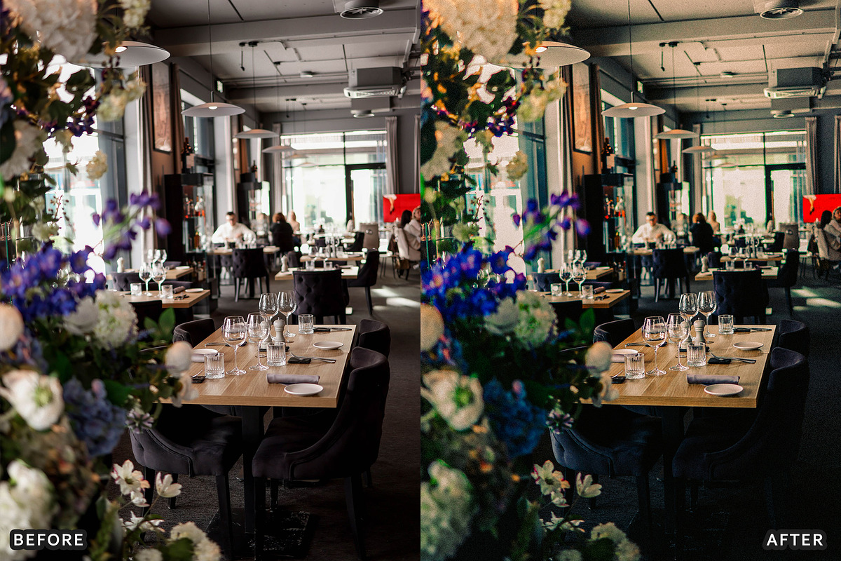 Candlelight Restaurant Presets, a Preset Add-On by AAA Presets (Photo 7 of 12)