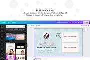 Pastel YouTube Branding Kit Canva, a Social Media Template by ltsdesigns (Thumbnail 5 of 5)
