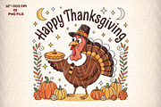 Happy Thanksgiving Png, Clipart, an Illustration by CreationArt (Thumbnail 1 of 5)