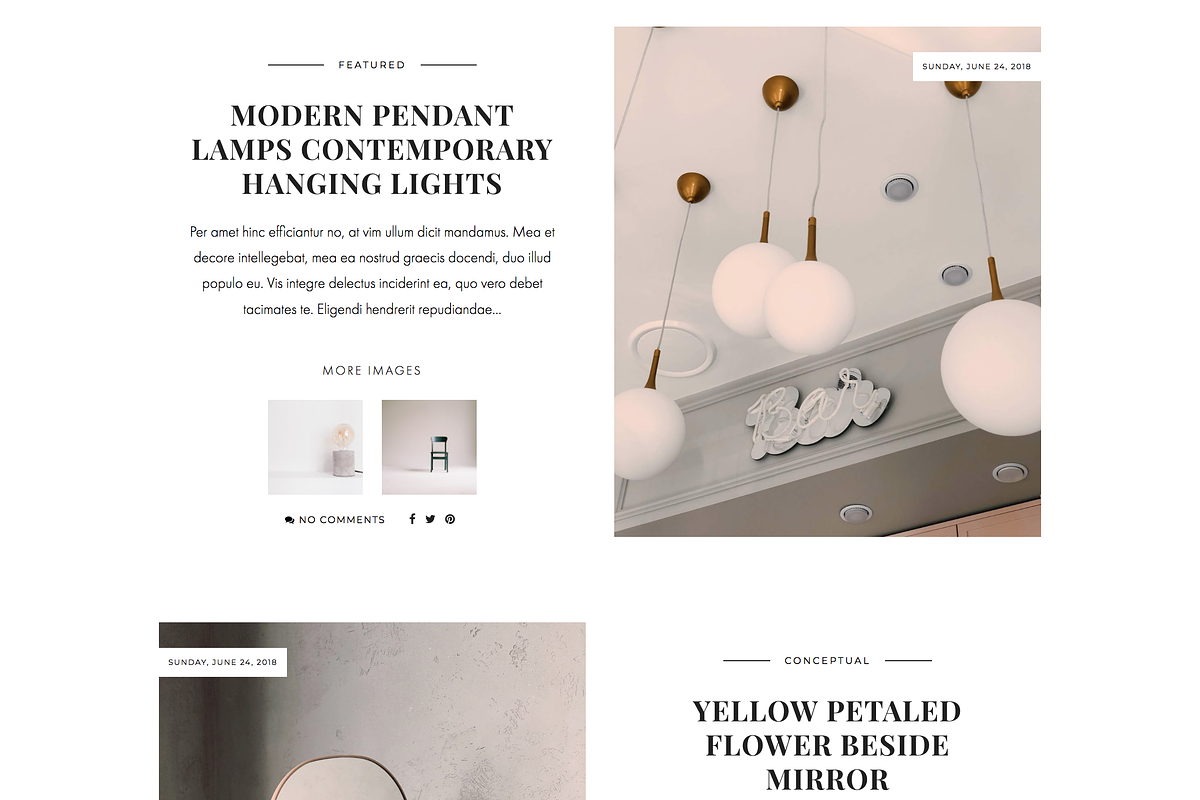 Blogger Template, Blogger Theme, a Websites & App Template by ThemeShine (Photo 4 of 4)