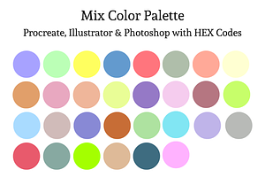 Color Palette Procreate Illustrator