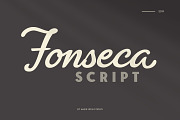 Fonseca Script, a Script Font by Nasir Udin (Thumbnail 1 of 10)