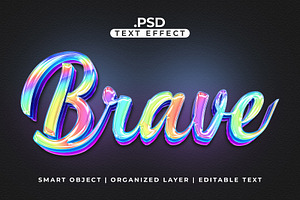 Brave Text Effect