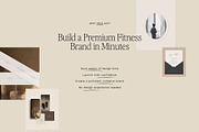 Fitness Gym Branding Kit Canva, a Branding & Logo Template by Ederra Design (Thumbnail 2 of 17)