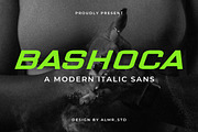 Bashoca - Modern & Sporty Sans, a Sans Serif Font by Almeera Std (Thumbnail 6 of 6)