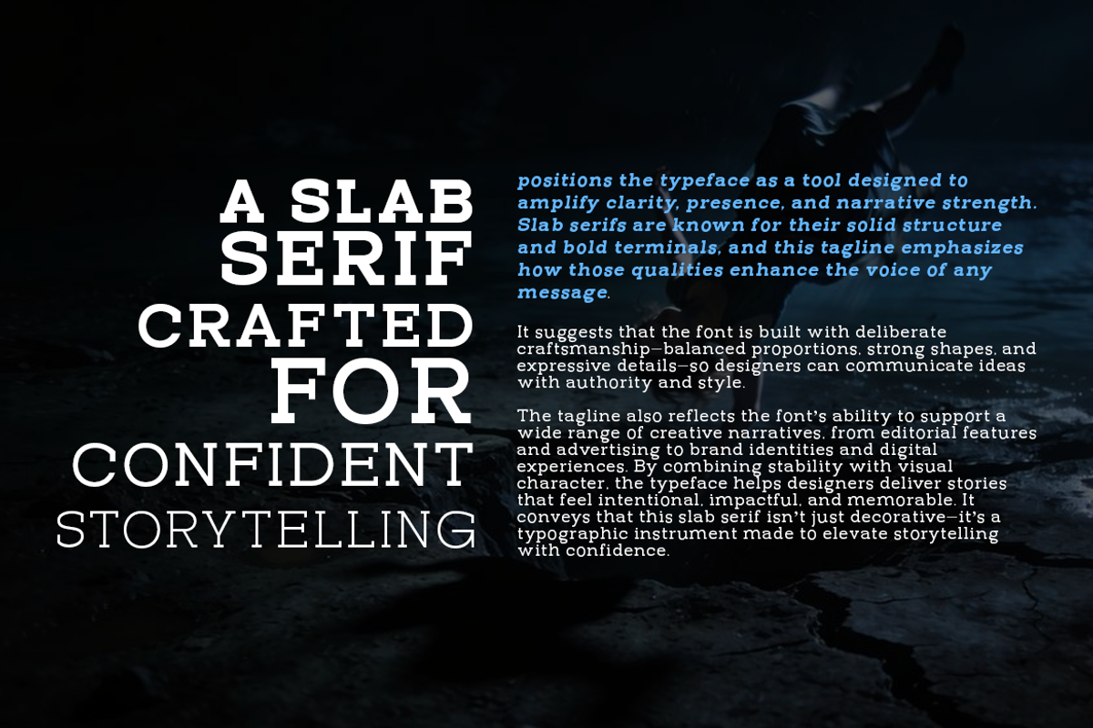 Pano Slab Semi Expanded, a Slab Serif Font by artisans (Photo 4 of 7)