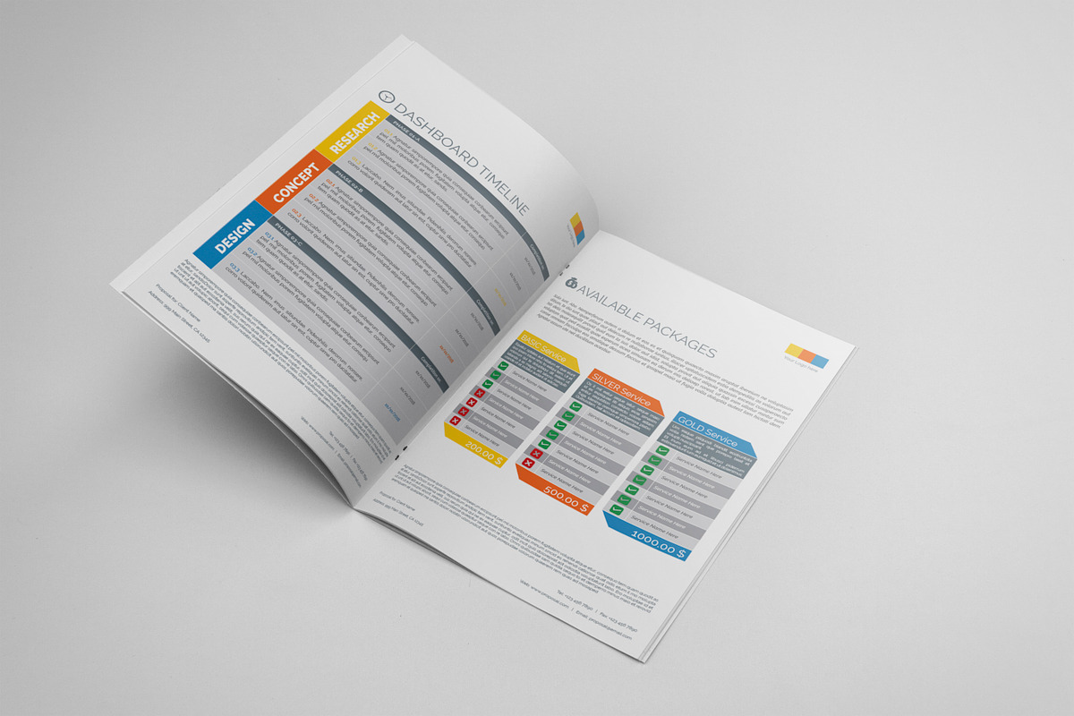 Proposal Contract & Invoice, a Brochure Template by Andre28 (Photo 4 of 9)