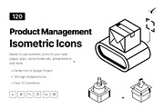 Isometric Product Management Icons, an Icon by Vectors Market (Thumbnail 1 of 6)