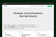 PRCOM - PR & News Website Template, a HTML Template by TNCFlow (Thumbnail 2 of 5)