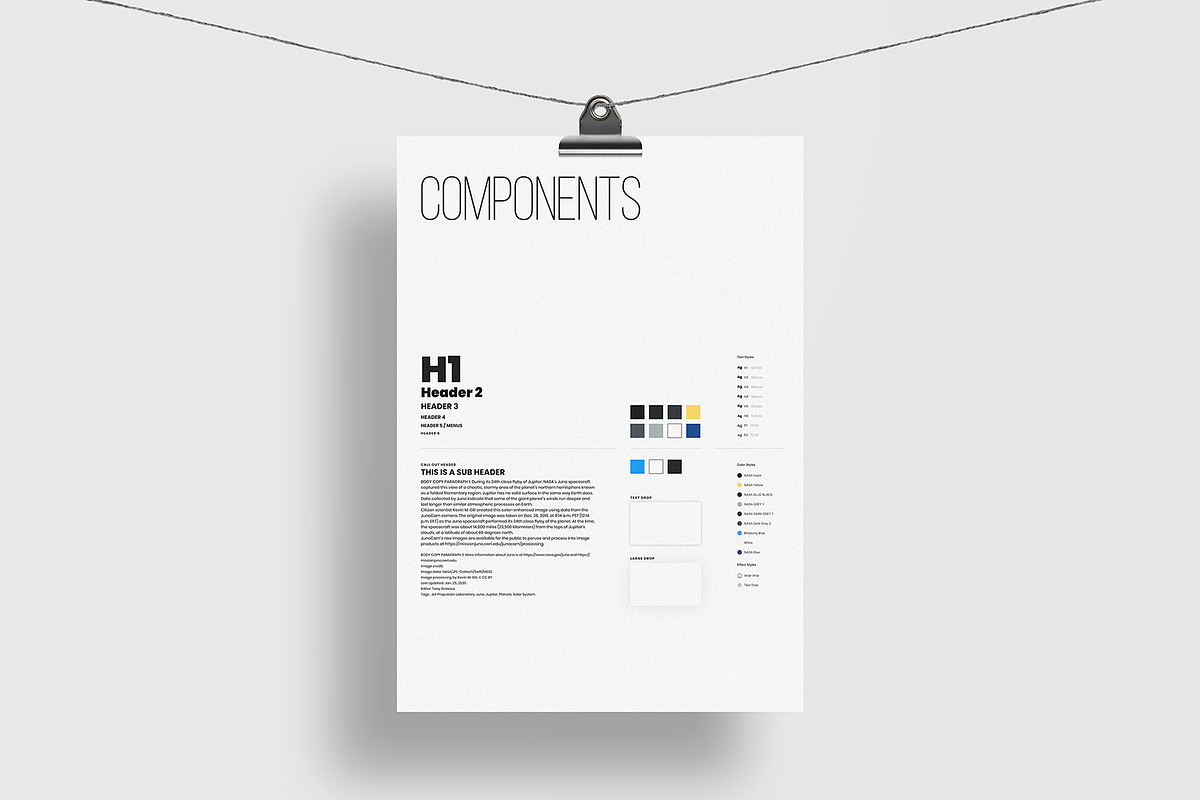 Deep Motion Landing Pages, an UI Kit Template by Brian White Design Goods (Photo 2 of 3)