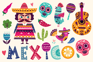 SALE! Mexican Colorful Collection