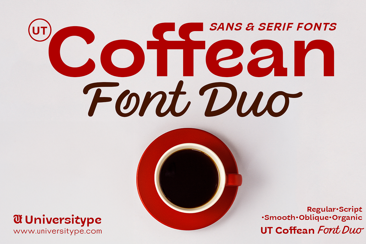 UT Coffean Font Duo, a Sans Serif Font by Universitype (Photo 1 of 32)