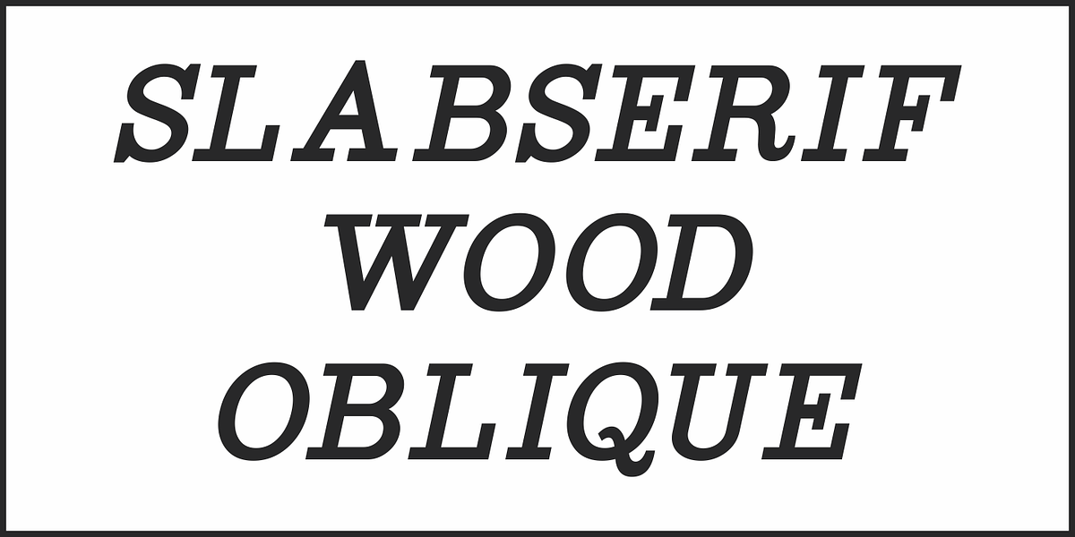 Slabserif Wood JNL, a Slab Serif Font by Jeff Levine Fonts (Photo 4 of 5)