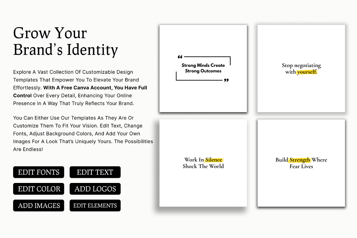 SUCCESS 50 INSTAGRAM TEMPLATE, a Social Media Template by RB Boutique (Photo 6 of 9)