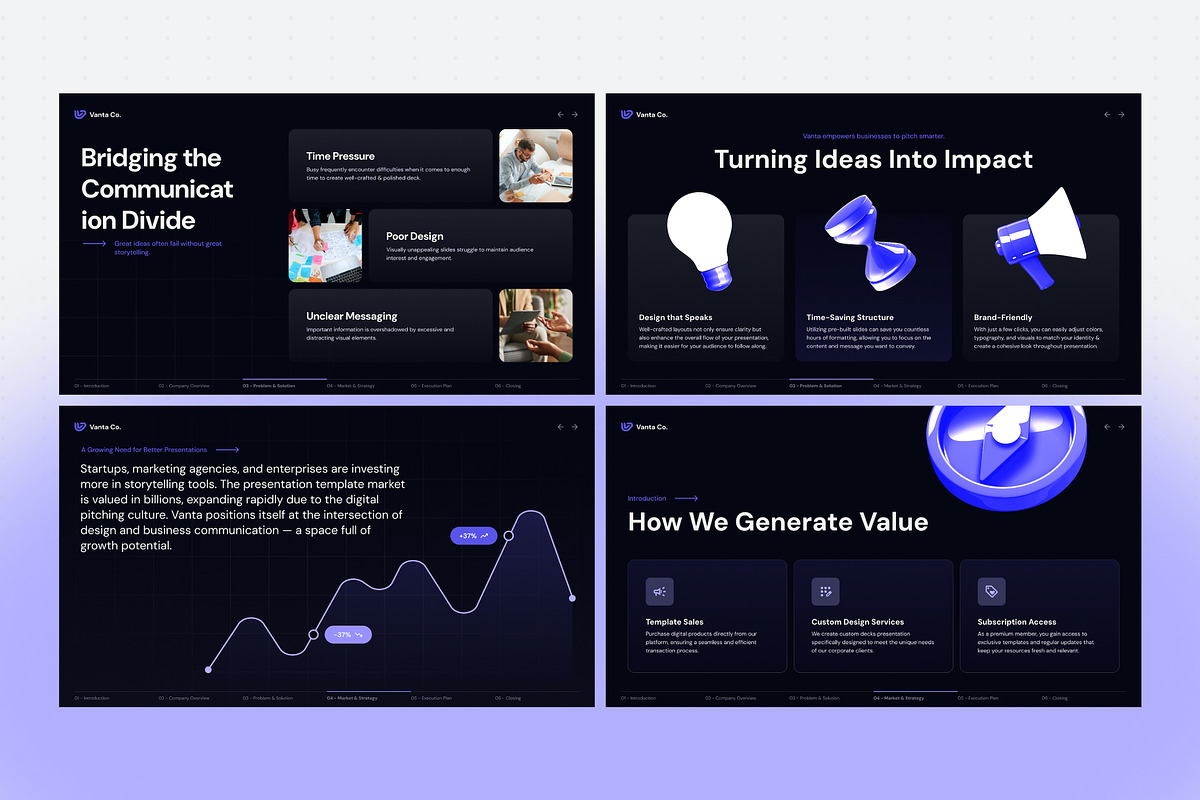 Business Pitch Deck Powerpoint preview 2