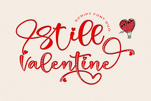 Still Valentine, a Script Font by Letterara