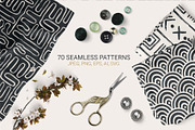 70 Modern Seamless Patterns, a Pattern Graphic by AnnArt (Thumbnail 2 of 8)