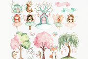 Watercolor Fairy Clipart, Fairy png, an Illustration by ClipArtCharm (Thumbnail 4 of 7)