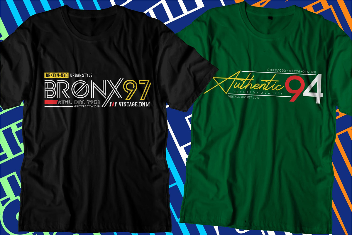 Urban City Typography T Shirt Design, a Graphic by D2PUTRI (Photo 20 of 26)