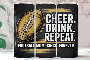 Sassy Cheer Drink Football Mom, an Arts & Entertainment Photo by LamanAzalea